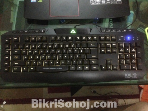 Branded Gaming Keyboard Armageddon KAI-9 Sentinel